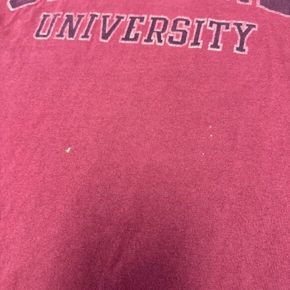Vintage Oxford University T Shirt Mens Large Red 90s Short Sleeve - Picture 6 of 8
